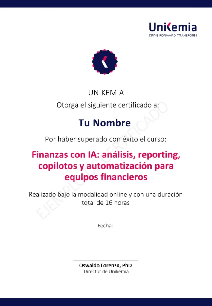 Finanzas con IA